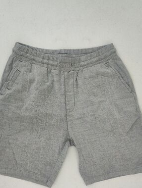 RETREAT Los Angeles Gray Elastic-Waist Shorts